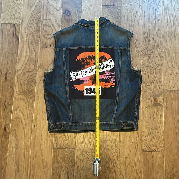 Social Distortion 1945 Denim Vest - Picture 3 of 5